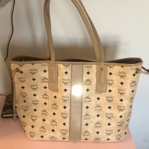 MCM Tote Bag Beige - Liz Reversible